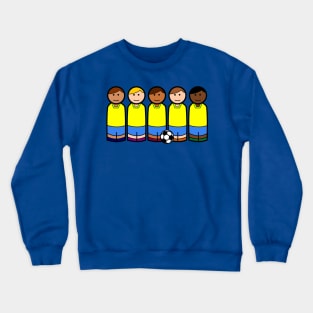 Soccer Peg Dolls Crewneck Sweatshirt